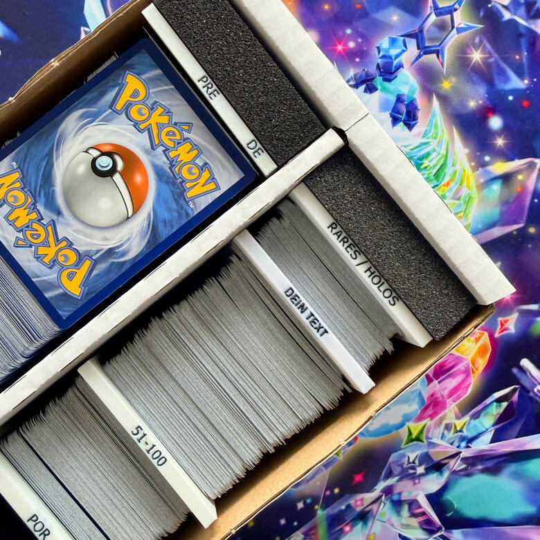 Premium Top-View Card Divider | Personalisierbar | 3D Druck | Pokémon Magic Lorcana | TCG Trenner